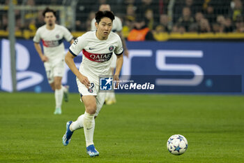 2023-12-13 - Lee Kang-in of PSG during the UEFA Champions League, Group F football match between Borussia Dortmund and Paris Saint-Germain on December 13, 2023 at Signal Iduna Park in Dortmund, Germany - FOOTBALL - CHAMPIONS LEAGUE - DORTMUND V PARIS SG - UEFA CHAMPIONS LEAGUE - SOCCER