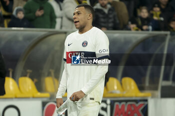 2023-12-13 - Kylian Mbappe of PSG salutes the supporters following the UEFA Champions League, Group F football match between Borussia Dortmund and Paris Saint-Germain on December 13, 2023 at Signal Iduna Park in Dortmund, Germany - FOOTBALL - CHAMPIONS LEAGUE - DORTMUND V PARIS SG - UEFA CHAMPIONS LEAGUE - SOCCER