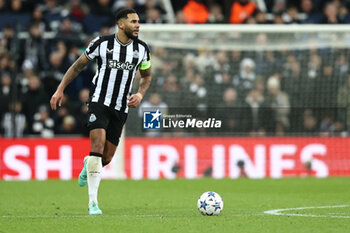 2023-12-13 - Newcastle’s Jamaal Lascelles during the UEFA Champions League, Group F football match between Newcastle United and AC Milan on 13 December 2023 at St. James's Park in Newcastle, England - FOOTBALL - CHAMPIONS LEAGUE - NEWCASTLE V AC MILAN - UEFA CHAMPIONS LEAGUE - SOCCER