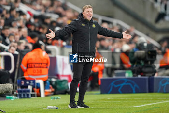 2023-12-13 - Newcastle United Manager Eddie Howe during the UEFA Champions League, Group F football match between Newcastle United and AC Milan on 13 December 2023 at St. James's Park in Newcastle, England - FOOTBALL - CHAMPIONS LEAGUE - NEWCASTLE V AC MILAN - UEFA CHAMPIONS LEAGUE - SOCCER