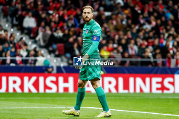 2023-12-13 - Jan Oblak of Atletico de Madrid during the UEFA Champions League, Group E football match between Atletico de Madrid and SS Lazio on December 13, 2023 at Civitas Metropolitano stadium in Madrid, Spain - FOOTBALL - CHAMPIONS LEAGUE - ATLETICO MADRID V LAZIO - UEFA CHAMPIONS LEAGUE - SOCCER