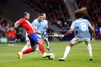 2023-12-13 - Memphis Depay of Atletico de Madrid during the UEFA Champions League, Group E football match between Atletico de Madrid and SS Lazio on December 13, 2023 at Civitas Metropolitano stadium in Madrid, Spain - FOOTBALL - CHAMPIONS LEAGUE - ATLETICO MADRID V LAZIO - UEFA CHAMPIONS LEAGUE - SOCCER