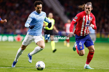 2023-12-13 - Felipe Anderson of SS Lazio and Caglar Soyuncu of Atletico de Madrid during the UEFA Champions League, Group E football match between Atletico de Madrid and SS Lazio on December 13, 2023 at Civitas Metropolitano stadium in Madrid, Spain - FOOTBALL - CHAMPIONS LEAGUE - ATLETICO MADRID V LAZIO - UEFA CHAMPIONS LEAGUE - SOCCER