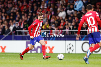 2023-12-13 - Saul Niguez of Atletico de Madrid during the UEFA Champions League, Group E football match between Atletico de Madrid and SS Lazio on December 13, 2023 at Civitas Metropolitano stadium in Madrid, Spain - FOOTBALL - CHAMPIONS LEAGUE - ATLETICO MADRID V LAZIO - UEFA CHAMPIONS LEAGUE - SOCCER
