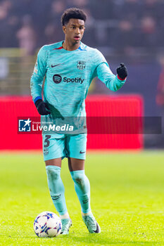 2023-12-13 - Alejandro Balde of FC Barcelona during the UEFA Champions League, Group H football match between Royal Antwerp FC and FC Barcelona on December 13, 2023 at the Stadion Bosuil in Antwerpen, Belgium - FOOTBALL - CHAMPIONS LEAGUE - ROYAL ANTWERP V FC BARCELONA - UEFA CHAMPIONS LEAGUE - SOCCER