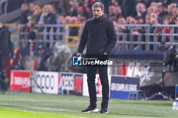 2023-12-13 - Coach Mark van Bommel of Royal Antwerp FC during the UEFA Champions League, Group H football match between Royal Antwerp FC and FC Barcelona on December 13, 2023 at the Stadion Bosuil in Antwerpen, Belgium - FOOTBALL - CHAMPIONS LEAGUE - ROYAL ANTWERP V FC BARCELONA - UEFA CHAMPIONS LEAGUE - SOCCER
