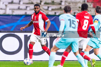 2023-12-13 - Gyrano Kerk of Royal Antwerp FC during the UEFA Champions League, Group H football match between Royal Antwerp FC and FC Barcelona on December 13, 2023 at the Stadion Bosuil in Antwerpen, Belgium - FOOTBALL - CHAMPIONS LEAGUE - ROYAL ANTWERP V FC BARCELONA - UEFA CHAMPIONS LEAGUE - SOCCER