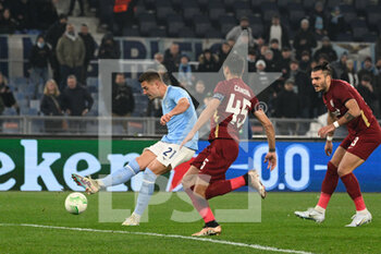 2023-02-16 - Sergej Milinkovic-Savic (SS Lazio) during the UEFA Conference League 2022/2023 football match between SS Lazio and CFR 1907 Cluj at The Olympic Stadium in Rome on 16 February 2023. - SS LAZIO VS  CFR 1907 CLUJ - UEFA CONFERENCE LEAGUE - SOCCER