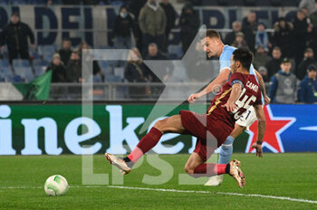 2023-02-16 - Sergej Milinkovic-Savic (SS Lazio)\ during the UEFA Conference League 2022/2023 football match between SS Lazio and CFR 1907 Cluj at The Olympic Stadium in Rome on 16 February 2023. - SS LAZIO VS  CFR 1907 CLUJ - UEFA CONFERENCE LEAGUE - SOCCER