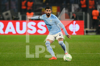 2023-02-16 - Elseid Hysaj (SS Lazio)\ during the UEFA Conference League 2022/2023 football match between SS Lazio and CFR 1907 Cluj at The Olympic Stadium in Rome on 16 February 2023. - SS LAZIO VS  CFR 1907 CLUJ - UEFA CONFERENCE LEAGUE - SOCCER