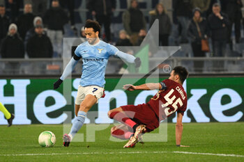 2023-02-16 - Felipe Anderson (SS Lazio) Camora (CFR Cluj) during the UEFA Conference League 2022/2023 football match between SS Lazio and CFR 1907 Cluj at The Olympic Stadium in Rome on 16 February 2023. - SS LAZIO VS  CFR 1907 CLUJ - UEFA CONFERENCE LEAGUE - SOCCER