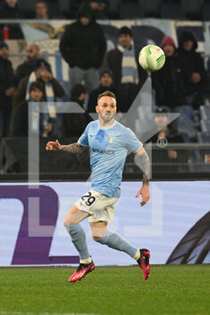 2023-02-16 - Manuel Lazzari (SS Lazio) during the UEFA Conference League 2022/2023 football match between SS Lazio and CFR 1907 Cluj at The Olympic Stadium in Rome on 16 February 2023. - SS LAZIO VS  CFR 1907 CLUJ - UEFA CONFERENCE LEAGUE - SOCCER