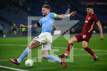 2023-02-16 - Ciro Immobile (SS Lazio) during the UEFA Conference League 2022/2023 football match between SS Lazio and CFR 1907 Cluj at The Olympic Stadium in Rome on 16 February 2023. - SS LAZIO VS  CFR 1907 CLUJ - UEFA CONFERENCE LEAGUE - SOCCER