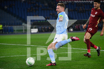 2023-02-16 - Ciro Immobile (SS Lazio) during the UEFA Conference League 2022/2023 football match between SS Lazio and CFR 1907 Cluj at The Olympic Stadium in Rome on 16 February 2023. - SS LAZIO VS  CFR 1907 CLUJ - UEFA CONFERENCE LEAGUE - SOCCER