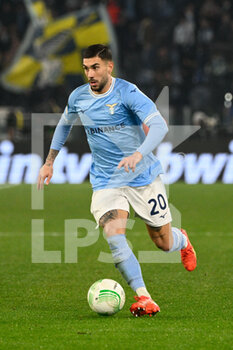 2023-02-16 - Mattia Zaccagni (SS Lazio)o during the UEFA Conference League 2022/2023 football match between SS Lazio and CFR 1907 Cluj at The Olympic Stadium in Rome on 16 February 2023. - SS LAZIO VS  CFR 1907 CLUJ - UEFA CONFERENCE LEAGUE - SOCCER