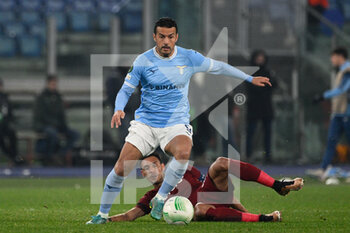 2023-02-16 - Pedro (SS Lazio) during the UEFA Conference League 2022/2023 football match between SS Lazio and CFR 1907 Cluj at The Olympic Stadium in Rome on 16 February 2023. - SS LAZIO VS  CFR 1907 CLUJ - UEFA CONFERENCE LEAGUE - SOCCER