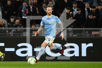 2023-03-07 - Manuel Lazzari (SS Lazio) during the UEFA Conference League 2022/2023 football match between SS Lazio and AZ Alkmaar at The Olympic Stadium in Rome on 06 March 2023. - LAZIO VS AZ ALKAAMAR - UEFA CONFERENCE LEAGUE - SOCCER