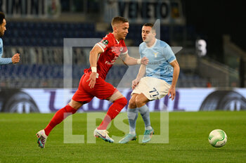 2023-03-07 - Jesper Karlsson (AZ Alkmaar) during the UEFA Conference League 2022/2023 football match between SS Lazio and AZ Alkmaar at The Olympic Stadium in Rome on 06 March 2023. - LAZIO VS AZ ALKAAMAR - UEFA CONFERENCE LEAGUE - SOCCER
