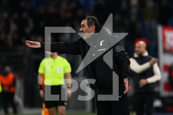 2023-03-07 - Maurizio Sarri coach (SS Lazio) during the UEFA Conference League 2022/2023 football match between SS Lazio and AZ Alkmaar at The Olympic Stadium in Rome on 06 March 2023. - LAZIO VS AZ ALKAAMAR - UEFA CONFERENCE LEAGUE - SOCCER