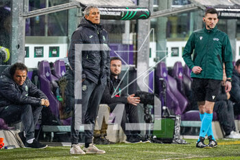 2023-03-09 - Coach Quique Setien of Villarreal during the UEFA Europa Conference League, Round of 16, 1st leg football match between RSC Anderlecht and Villarreal CF on March 9, 2023 at the Lotto Park Stadium in Brussels, Belgium - FOOTBALL - CONFERENCE LEAGUE - ANDERLECHT V VILLARREAL - UEFA CONFERENCE LEAGUE - SOCCER