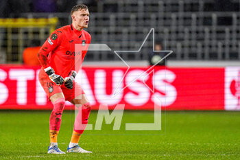 2023-03-09 - Bart Verbruggen of RSC Anderlecht during the UEFA Europa Conference League, Round of 16, 1st leg football match between RSC Anderlecht and Villarreal CF on March 9, 2023 at the Lotto Park Stadium in Brussels, Belgium - FOOTBALL - CONFERENCE LEAGUE - ANDERLECHT V VILLARREAL - UEFA CONFERENCE LEAGUE - SOCCER
