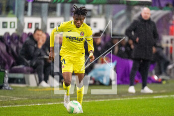 2023-03-09 - Samuel Chukwueze of Villarreal during the UEFA Europa Conference League, Round of 16, 1st leg football match between RSC Anderlecht and Villarreal CF on March 9, 2023 at the Lotto Park Stadium in Brussels, Belgium - FOOTBALL - CONFERENCE LEAGUE - ANDERLECHT V VILLARREAL - UEFA CONFERENCE LEAGUE - SOCCER