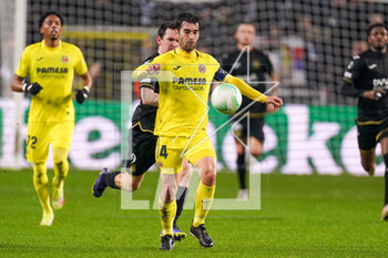 2023-03-09 - Manu Trigueros of Villarreal during the UEFA Europa Conference League, Round of 16, 1st leg football match between RSC Anderlecht and Villarreal CF on March 9, 2023 at the Lotto Park Stadium in Brussels, Belgium - FOOTBALL - CONFERENCE LEAGUE - ANDERLECHT V VILLARREAL - UEFA CONFERENCE LEAGUE - SOCCER