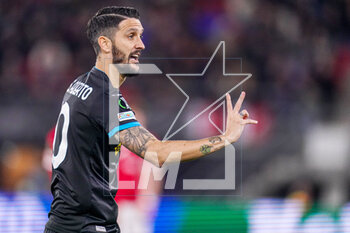 2023-03-16 - Luis Alberto of SS Lazio during the UEFA Europa Conference League, Round of 16, 2nd leg football match between AZ Alkmaar and SS Lazio on March 16, 2023 at the AZ Stadion in Alkmaar, Netherlands - FOOTBALL - CONFERENCE LEAGUE - AZ ALKMAAR V LAZIO - UEFA CONFERENCE LEAGUE - SOCCER