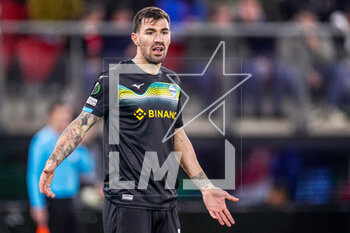 2023-03-16 - Alessio Romagnoli of SS Lazio during the UEFA Europa Conference League, Round of 16, 2nd leg football match between AZ Alkmaar and SS Lazio on March 16, 2023 at the AZ Stadion in Alkmaar, Netherlands - FOOTBALL - CONFERENCE LEAGUE - AZ ALKMAAR V LAZIO - UEFA CONFERENCE LEAGUE - SOCCER