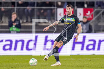 2023-03-16 - Alessio Romagnoli of SS Lazio during the UEFA Europa Conference League, Round of 16, 2nd leg football match between AZ Alkmaar and SS Lazio on March 16, 2023 at the AZ Stadion in Alkmaar, Netherlands - FOOTBALL - CONFERENCE LEAGUE - AZ ALKMAAR V LAZIO - UEFA CONFERENCE LEAGUE - SOCCER