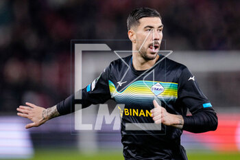 2023-03-16 - Mattia Zaccagni of SS Lazio during the UEFA Europa Conference League, Round of 16, 2nd leg football match between AZ Alkmaar and SS Lazio on March 16, 2023 at the AZ Stadion in Alkmaar, Netherlands - FOOTBALL - CONFERENCE LEAGUE - AZ ALKMAAR V LAZIO - UEFA CONFERENCE LEAGUE - SOCCER