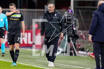 2023-03-16 - Coach Maurizio Sarri of SS Lazio during the UEFA Europa Conference League, Round of 16, 2nd leg football match between AZ Alkmaar and SS Lazio on March 16, 2023 at the AZ Stadion in Alkmaar, Netherlands - FOOTBALL - CONFERENCE LEAGUE - AZ ALKMAAR V LAZIO - UEFA CONFERENCE LEAGUE - SOCCER