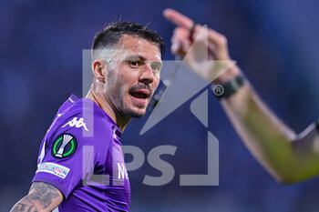2023-04-20 - Lorenzo Venuti (ACF Fiorentina) reacts - ACF FIORENTINA VS LECH POZNAN - UEFA CONFERENCE LEAGUE - SOCCER