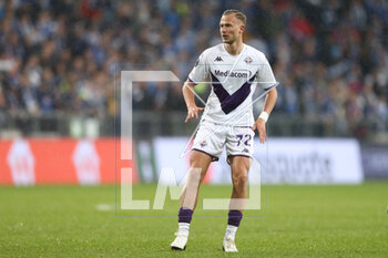 2023-04-13 - Antonin Barak of Fiorentina during the UEFA Europa Conference League, Quarter-finals, 1st leg football match between KKS Lech Poznan and ACF Fiorentina on April 13, 2023 at INEA Stadion in Poznan, Poland - FOOTBALL - CONFERENCE LEAGUE - LECH POZNAN V FIORENTINA - UEFA CONFERENCE LEAGUE - SOCCER