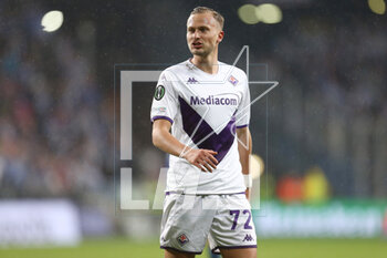 2023-04-13 - Antonin Barak of Fiorentina during the UEFA Europa Conference League, Quarter-finals, 1st leg football match between KKS Lech Poznan and ACF Fiorentina on April 13, 2023 at INEA Stadion in Poznan, Poland - FOOTBALL - CONFERENCE LEAGUE - LECH POZNAN V FIORENTINA - UEFA CONFERENCE LEAGUE - SOCCER
