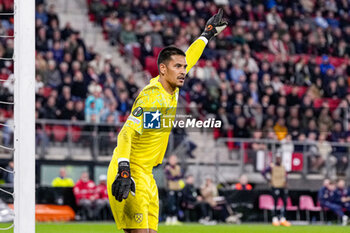 2023-05-18 - Alphonse Areola of West Ham during the UEFA Europa Conference League, Semi-finals, 2nd leg football match between AZ and West Ham United on May 18, 2023 at the AFAS Stadion in Alkmaar, Netherlands - FOOTBALL - CONFERENCE LEAGUE - AZ ALKMAAR V WEST HAM - UEFA CONFERENCE LEAGUE - SOCCER