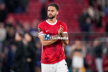 2023-05-18 - Pantelis Hatzidiakos of AZ Alkmaar during the UEFA Europa Conference League, Semi-finals, 2nd leg football match between AZ and West Ham United on May 18, 2023 at the AFAS Stadion in Alkmaar, Netherlands - FOOTBALL - CONFERENCE LEAGUE - AZ ALKMAAR V WEST HAM - UEFA CONFERENCE LEAGUE - SOCCER