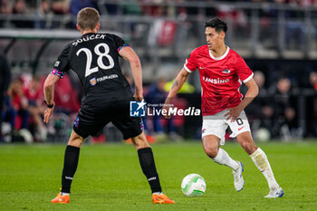 2023-05-18 - Tijjani Reijnders of AZ Alkmaar during the UEFA Europa Conference League, Semi-finals, 2nd leg football match between AZ and West Ham United on May 18, 2023 at the AFAS Stadion in Alkmaar, Netherlands - FOOTBALL - CONFERENCE LEAGUE - AZ ALKMAAR V WEST HAM - UEFA CONFERENCE LEAGUE - SOCCER