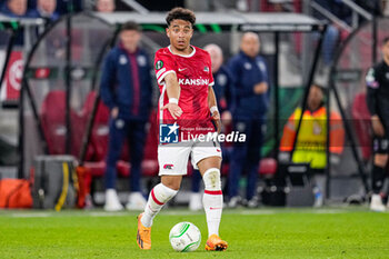 2023-05-18 - Myron van Brederode of AZ Alkmaar during the UEFA Europa Conference League, Semi-finals, 2nd leg football match between AZ and West Ham United on May 18, 2023 at the AFAS Stadion in Alkmaar, Netherlands - FOOTBALL - CONFERENCE LEAGUE - AZ ALKMAAR V WEST HAM - UEFA CONFERENCE LEAGUE - SOCCER