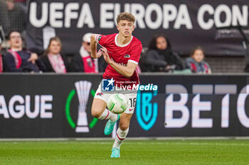 2023-05-18 - Sven Mijnans of AZ Alkmaar during the UEFA Europa Conference League, Semi-finals, 2nd leg football match between AZ and West Ham United on May 18, 2023 at the AFAS Stadion in Alkmaar, Netherlands - FOOTBALL - CONFERENCE LEAGUE - AZ ALKMAAR V WEST HAM - UEFA CONFERENCE LEAGUE - SOCCER
