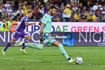 2023-08-31 - ACF Fiorentina's Italian goalkeeper Pietro Terracciano - ACF FIORENTINA VS SK RAPID WIEN - UEFA CONFERENCE LEAGUE - SOCCER