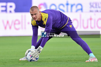 2023-08-31 - ACF Fiorentina's Danish goalkeeper Oliver Christensen - ACF FIORENTINA VS SK RAPID WIEN - UEFA CONFERENCE LEAGUE - SOCCER