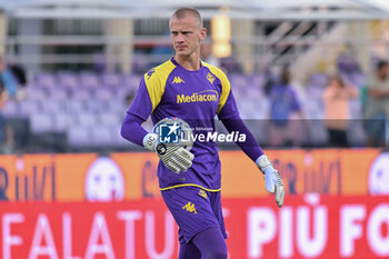 2023-08-31 - ACF Fiorentina's Danish goalkeeper Oliver Christensen - ACF FIORENTINA VS SK RAPID WIEN - UEFA CONFERENCE LEAGUE - SOCCER