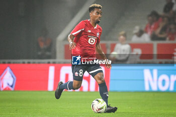 2023-08-24 - Angel GOMES of Lille during the UEFA Europa Conference League, Play-offs, 1st leg football match between LOSC Lille and HNK Rijeka on August 24, 2023 at Pierre Mauroy stadium in Villeneuve-d'Ascq near Lille, France - FOOTBALL - CONFERENCE LEAGUE - LILLE V RIJEKA - UEFA CONFERENCE LEAGUE - SOCCER