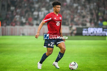 2023-08-24 - Tiago SANTOS of Lille during the UEFA Europa Conference League, Play-offs, 1st leg football match between LOSC Lille and HNK Rijeka on August 24, 2023 at Pierre Mauroy stadium in Villeneuve-d'Ascq near Lille, France - FOOTBALL - CONFERENCE LEAGUE - LILLE V RIJEKA - UEFA CONFERENCE LEAGUE - SOCCER
