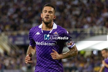 2023-08-31 - Fiorentina captain Cristiano Biraghi - ACF FIORENTINA VS SK RAPID WIEN - UEFA CONFERENCE LEAGUE - SOCCER