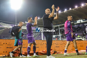 2023-10-05 - Head Coach Vincenzo Italiano of the ACF Fiorentina during the Conference League match between ACF Fiorentina and Ferencvarosi TC at Stadio Artemio Franchi on October 5, 2023 in Florence, Italy - ACF FIORENTINA VS FERENCVAROSI TC - UEFA CONFERENCE LEAGUE - SOCCER