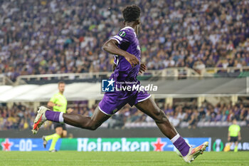 2023-10-05 - Michael Kayode of the ACF Fiorentina during the Conference League match between ACF Fiorentina and Ferencvarosi TC at Stadio Artemio Franchi on October 5, 2023 in Florence, Italy - ACF FIORENTINA VS FERENCVAROSI TC - UEFA CONFERENCE LEAGUE - SOCCER