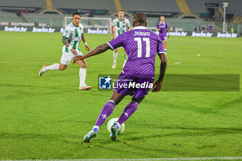 2023-10-05 - onathan Ikone of the ACF Fiorentina controls the ball during the Conference League match between ACF Fiorentina and Ferencvarosi TC at Stadio Artemio Franchi on October 5, 2023 in Florence, Italy - ACF FIORENTINA VS FERENCVAROSI TC - UEFA CONFERENCE LEAGUE - SOCCER