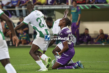 2023-10-05 - Christian Kouame of the ACF Fiorentina during the Conference League match between ACF Fiorentina and Ferencvarosi TC at Stadio Artemio Franchi on October 5, 2023 in Florence, Italy - ACF FIORENTINA VS FERENCVAROSI TC - UEFA CONFERENCE LEAGUE - SOCCER